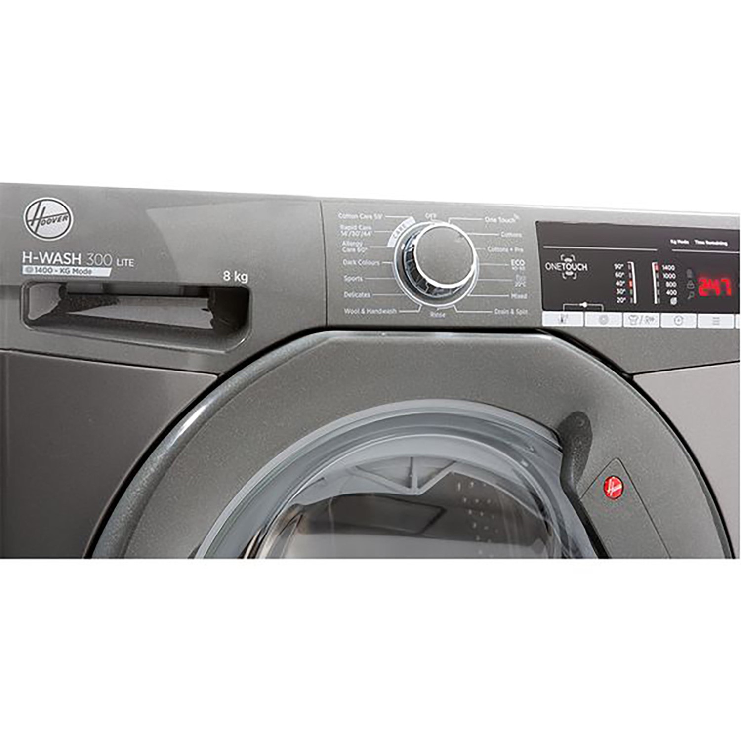 Refurbished Hoover HWash 300 H3W 48TGGE Smart Freestanding 8KG 1400