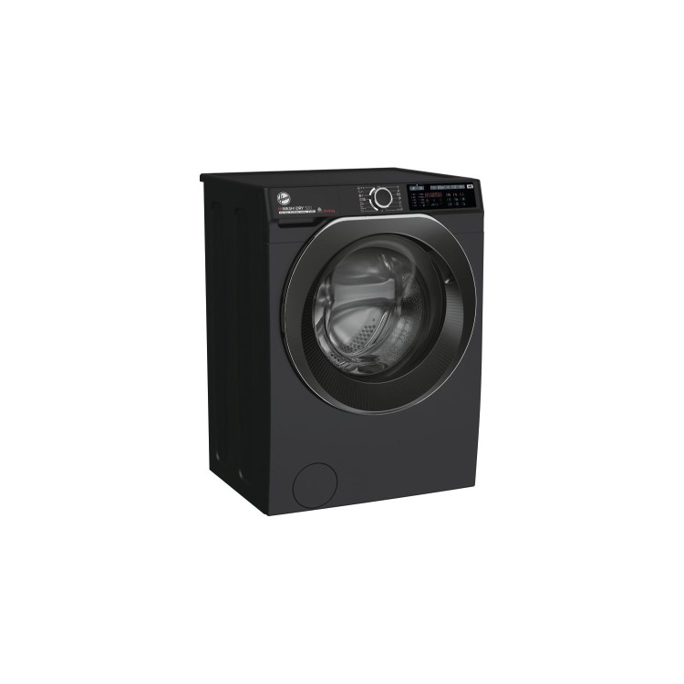 Refurbished Hoover H-Wash&Dry 500 HDD4106AMBCB-80 Smart Freestanding 10/6KG 1400 Spin Washer Dryer Black
