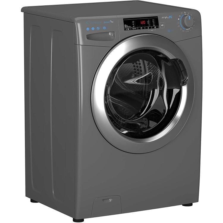Refurbished Candy CSO14103TWCGE Smart Freestanding 10KG 1400 Spin Washing Machine Graphite