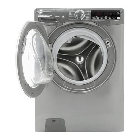 Refurbished Hoover H-Wash 300 H3DS696TAMCGE Smart Freestanding 9/6KG 1600 Spin Washer Dryer Graphite