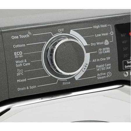 Refurbished Hoover H-Wash 300 H3DS696TAMCGE Smart Freestanding 9/6KG 1600 Spin Washer Dryer Graphite