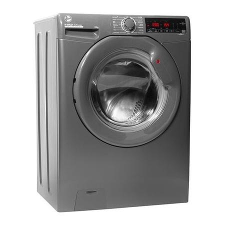 Refurbished HOOVER H-Wash 300 H3W 68TMGGE 8 kg 1600 Spin Washing Machine - Graphite