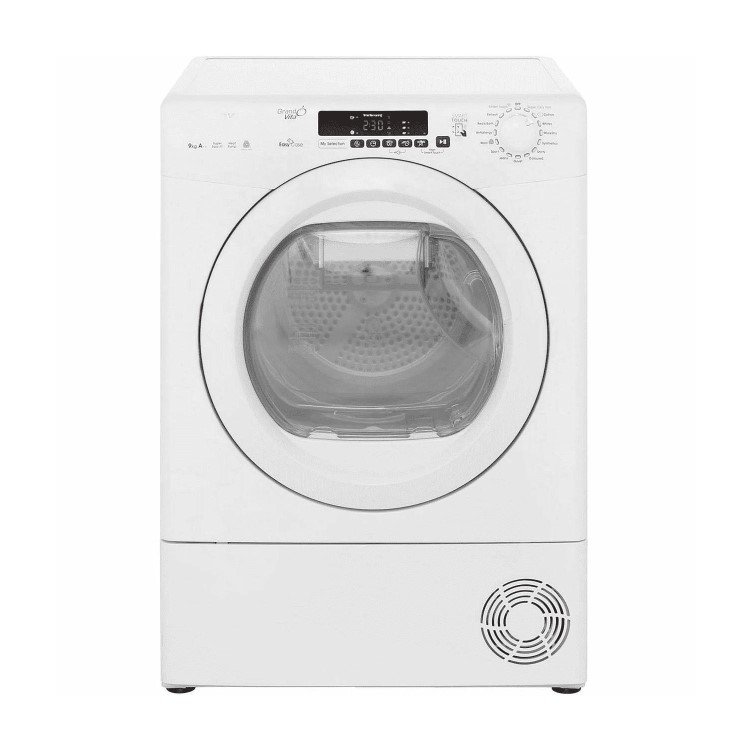 Refurbished Candy GVS H9A2DE Smart Freestanding Heat Pump 9KG Tumble Dryer White
