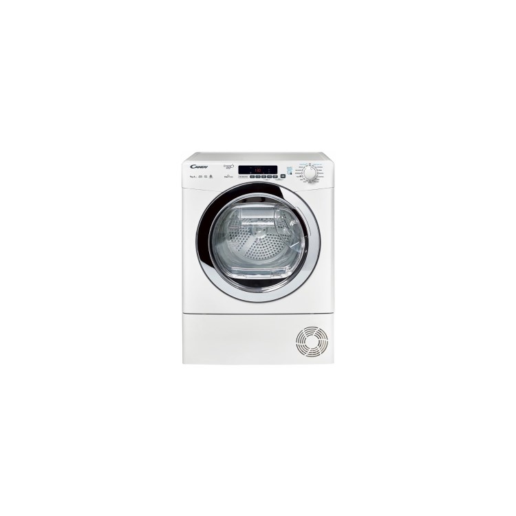 Refurbished Candy GSV H9A2TE-80 Smart Freestanding Heat Pump 9KG Tumble Dryer White
