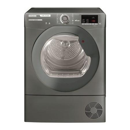 Refurbished Hoover Link X Care HLX C10DRGR Smart Freestanding Condenser 10KG Tumble Dryer
