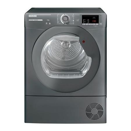 Refurbished Hoover H-Dry 300 HLE C9DRGR Smart Freestanding Condenser 9KG Tumble Dryer Graphite