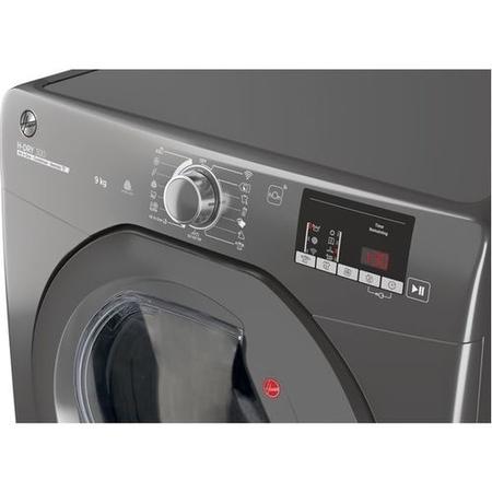 Refurbished Hoover H-Dry 300 HLE C9DRGR Smart Freestanding Condenser 9KG Tumble Dryer Graphite