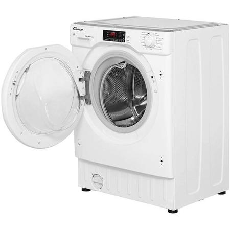 Refurbished Candy CBWD8514D Integrated 8/5KG 1400 Spin Washer Dryer White