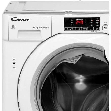 Refurbished Candy CBWD8514D Integrated 8/5KG 1400 Spin Washer Dryer White