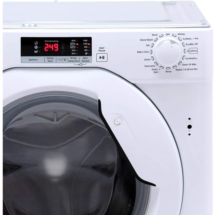 Candy CBWM 816S-80 Integrated 8KG 1600 Spin Washing Machine White