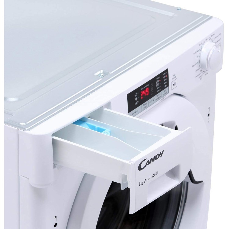 Candy CBWM 816S-80 Integrated 8KG 1600 Spin Washing Machine White