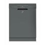 Refurbished Hoover HDPN4S603PX-80 16 Place Freestanding Dishwasher Silver