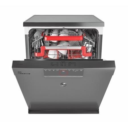 Refurbished Hoover HDPN4S603PX-80 16 Place Freestanding Dishwasher Silver