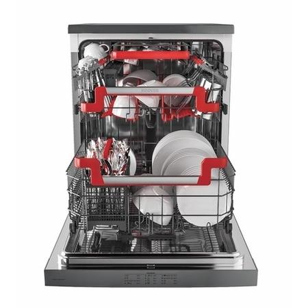 Refurbished Hoover HDPN4S603PX-80 16 Place Freestanding Dishwasher Silver