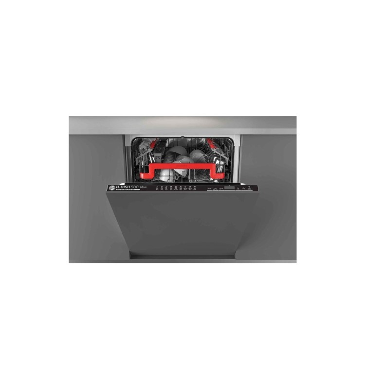 Refurbished Hoover H-DISH 500 HDIN4D620PB Smart 16 Place Fully Intergrated Dishwasher Black