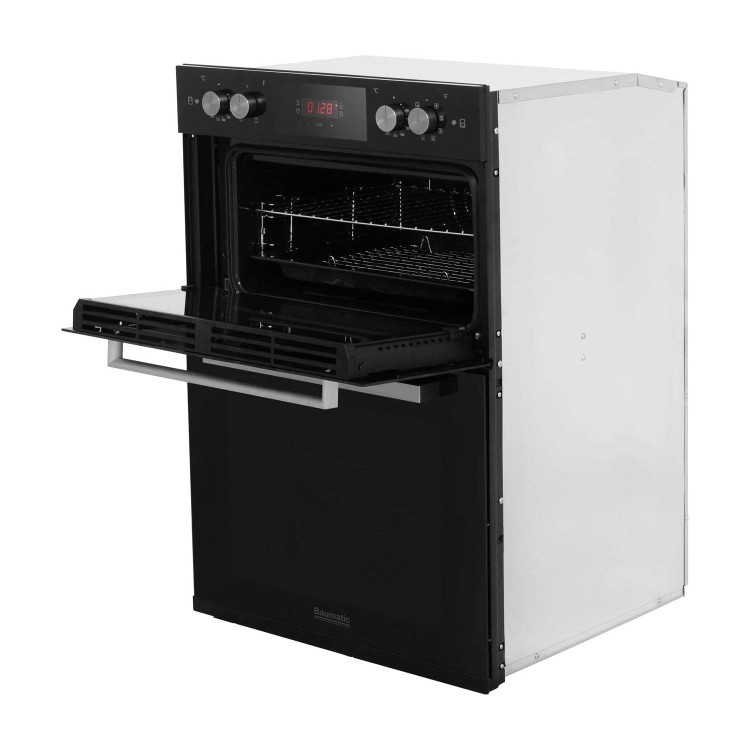 Refurbished Baumatic BODM984X 60cm Double Built In Electric Oven
