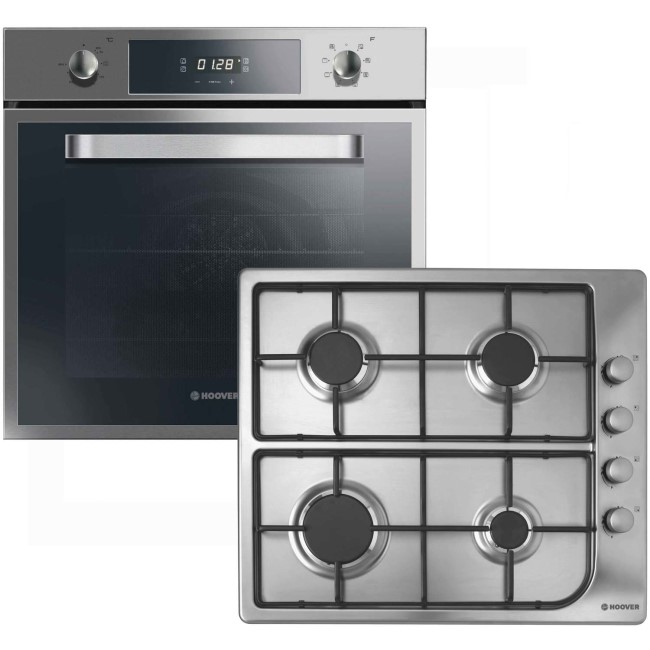 Hoover Multifunction Electric Oven & Gas Hob Pack