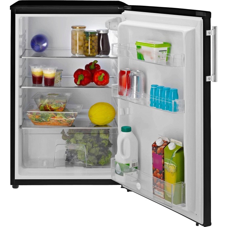 Refurbished Hoover HVTL542BHK Freestanding Undercounter 125 Litre Fridge