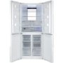 Refurbished Hoover HFDN180UK Freestanding 422 Litre 65/35 American Fridge Freezer