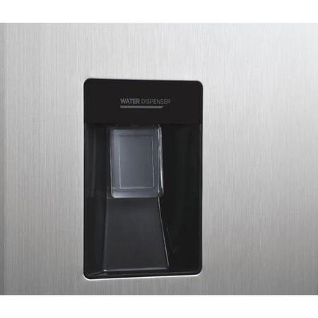 Refurbished Hoover HHSBSO6174XWDK Freestanding 531 Litre 70/30 Frost Free American Fridge Freezer Stainless Steel