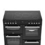 Refurbished Belling Cookcentre 100cm Electric Ceramic Range Cooker - Black
