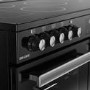 Refurbished Belling Cookcentre 100cm Electric Ceramic Range Cooker - Black