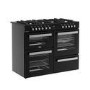 Refurbished Belling Cookcentre 110cm Dual Fuel Range Cooker - Black