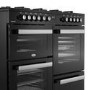 Refurbished Belling Cookcentre 110cm Dual Fuel Range Cooker - Black