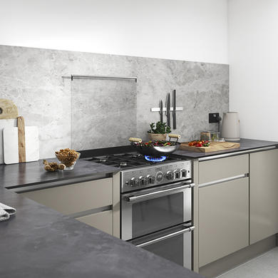 Stoves Sterling 600DF 60cm Dual Fuel Mini Range Cooker - Stainless Steel