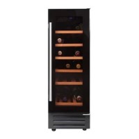 Refurbished Belling 300BLKWC  Integrated 18 Bottle Single Zone Wine Cooler