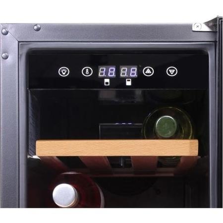 Refurbished Belling 300BLKWC  Integrated 18 Bottle Single Zone Wine Cooler