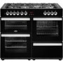 Belling Cookcentre 110DF 110cm Dual Fuel Range Cooker - Black