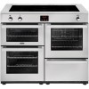 Belling Cookcentre 110Ei Professional 110cm Electric Induction Range Cooker - Stainless steel