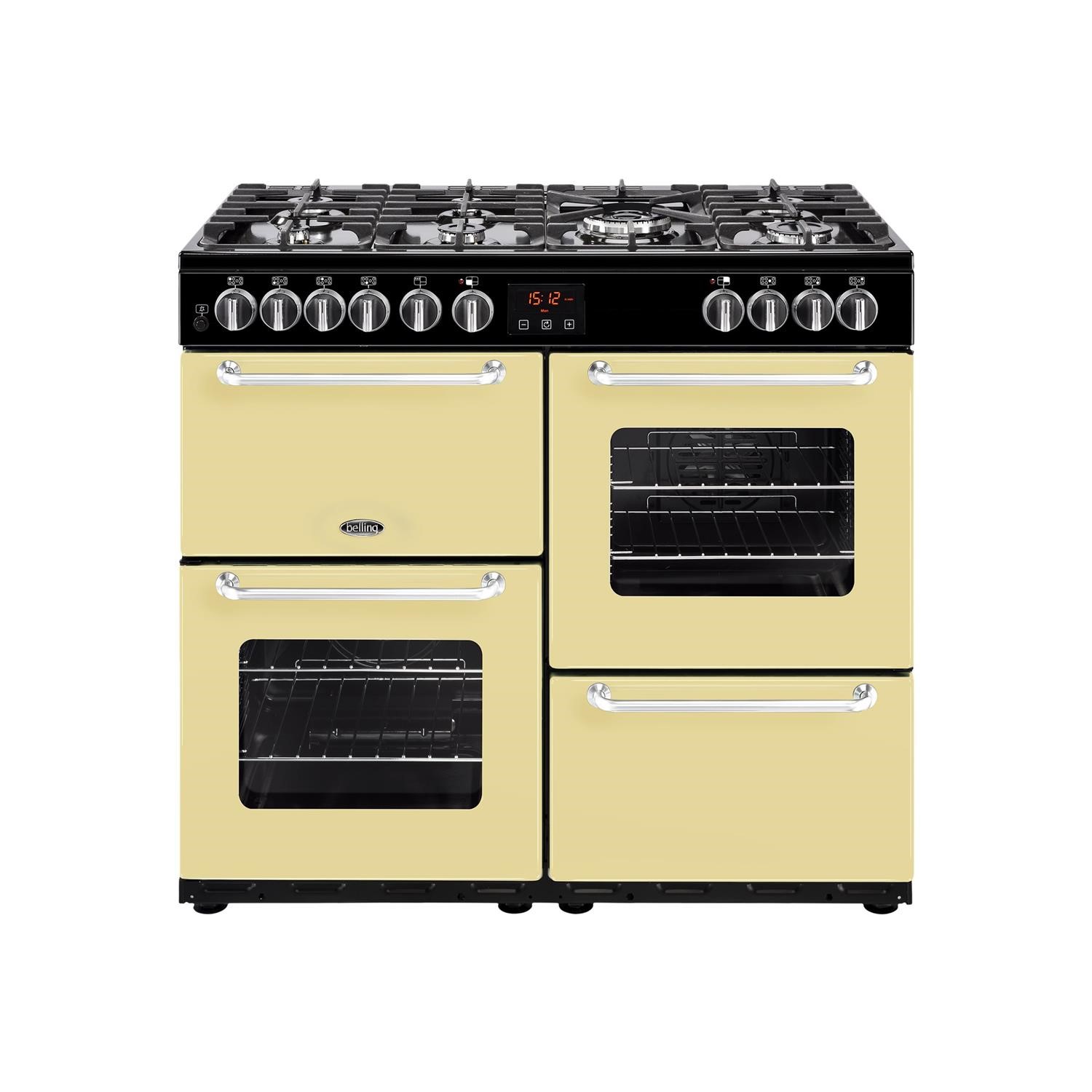 Refurbished Belling Sandringham 100DFT 100cm Double Oven Dual Fuel