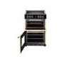 Refurbished Belling Farmhouse 60E 60cm Double Oven Electric Mini Range Cooker With Ceramic Hob Cream