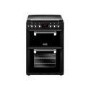 Refurbished Stoves Richmond 600DF Black Dual Fuel Cooker with Double Oven