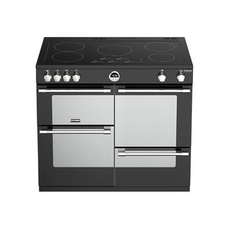Refurbished Stoves Sterling Deluxe S1000EI 100cm Black Induction Range Cooker