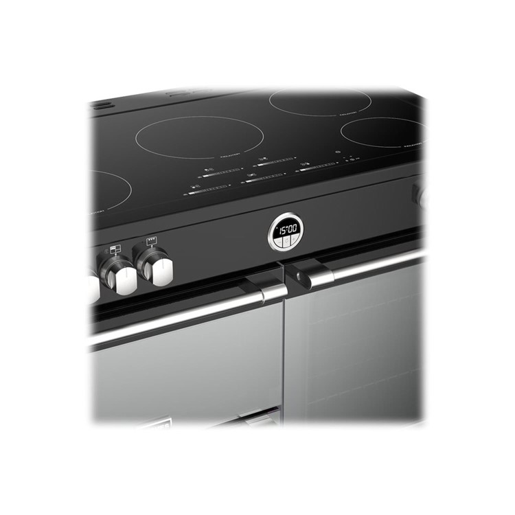 Refurbished Stoves Sterling Deluxe S1000EI 100cm Black Induction Range Cooker