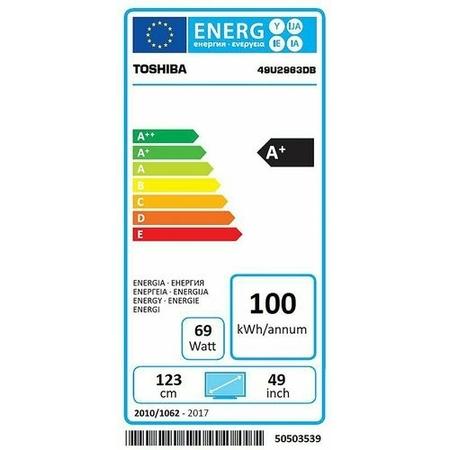 Refurbished Toshiba 49" 4K Ultra HD with HDR LED Freeview Play Smart TV