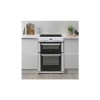 Refurbished Bush BDBL60ELW 60cm Double Oven Electric Cooker in White