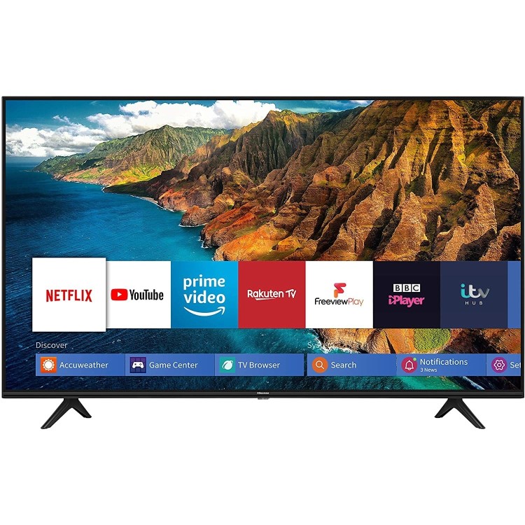 Refurbished Hisense 55" 4K Ultra HD with HDR LED Freeview Play Smart TV