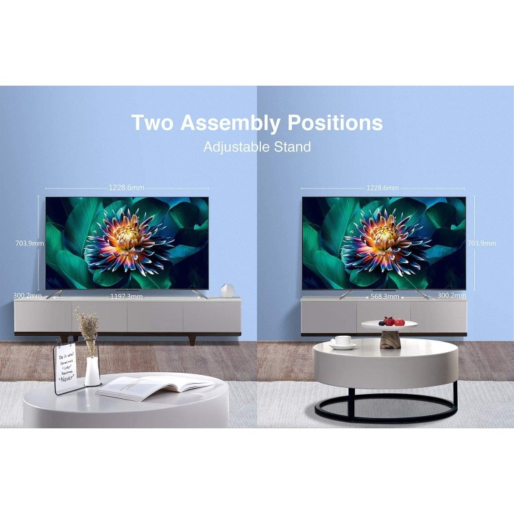 Refurbished TCL 55" 4K Ultra HD with HDR10+ QLED Freeview Play Smart TV without Stand