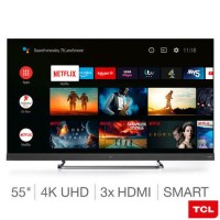 Refurbished TCL 55" 4K Ultra HD with HDR10+ LED Freeview Play Smart TV