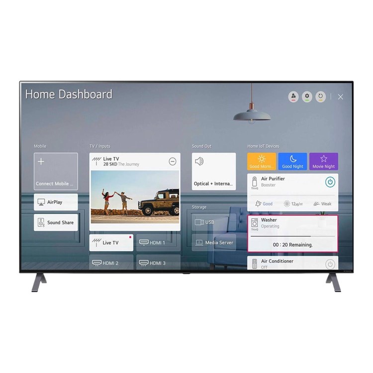 Refurbished LG 55" 8K Ultra HD with HDR10 LED Freeview HD Smart TV
