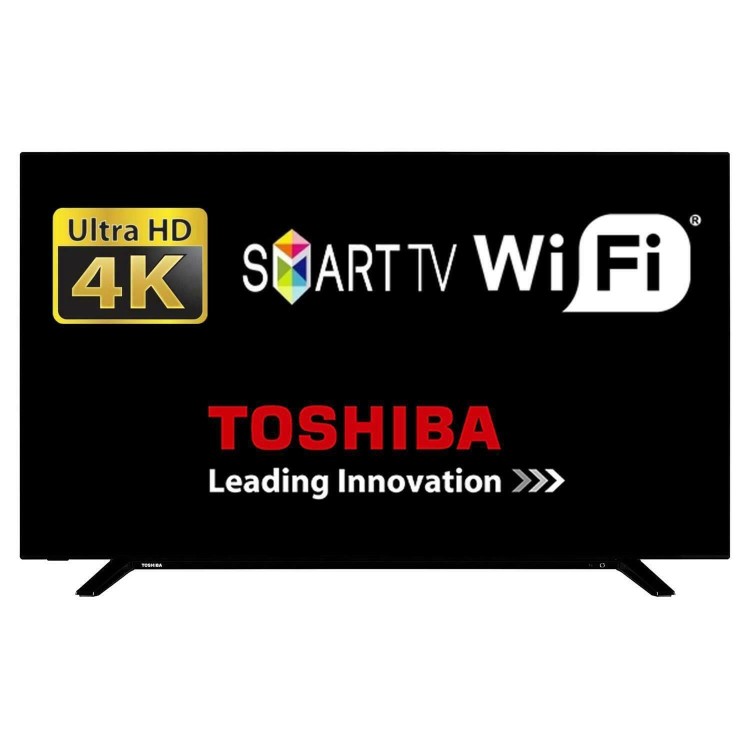 Refurbished Toshiba 55" 4K Ultra HD with HDR LED Freeview Play Smart TV without Stand