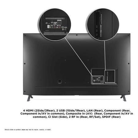 Refurbished LG 55" 4K Ultra HD with HDR10 LED Freesat HD Smart TV without Stand