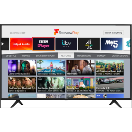 Refurbished Hisense 58" 4K Ultra HD with HDR10 LED Freeview Play Smart TV
