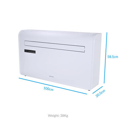 Refurbished electriQ iQool 10000 BTU Wall Mounted Smart Air Conditioner with Heat Pump - No Outdoor Unit Needed