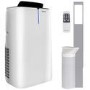 Refurbished EcoSilent 12000 BTU Smart Portable Air Conditioner with HEPA Air Purifier and Heat Pump 