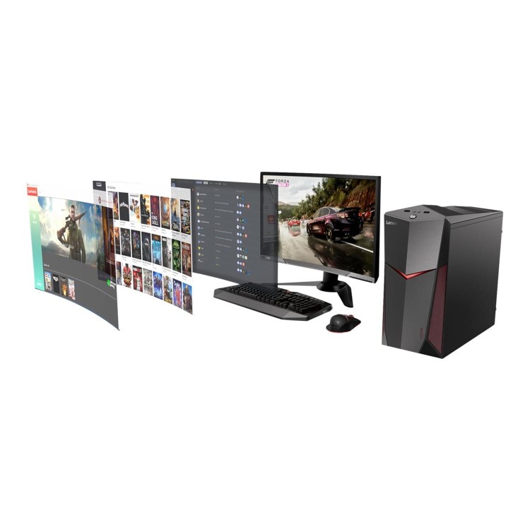 Refurbished Lenovo Legion Y5620 Core i5-7400 8GB 16GB Intel Optane 1TB GTX 1060 3GB Windows 10 Gaming Desktop PC